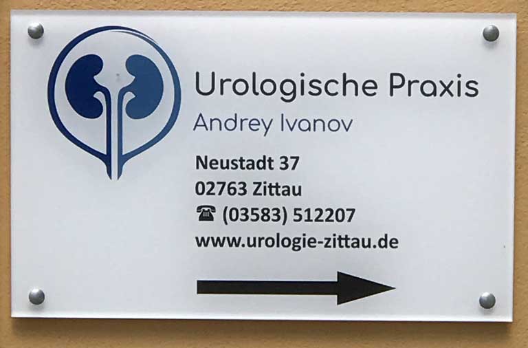 Urologie-Ivanov-Praxisschild